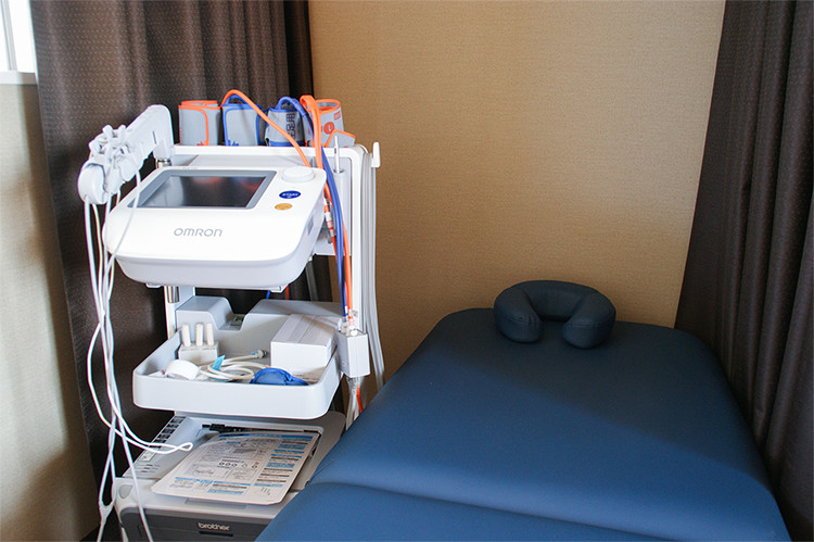 血圧脈波検査装置の写真